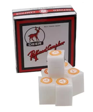 6 blocchi di cervo marca raffinato compresse di canfora/blocchi falena SIlverfish evitare puro WC guardaroba domestico repellente per insetti