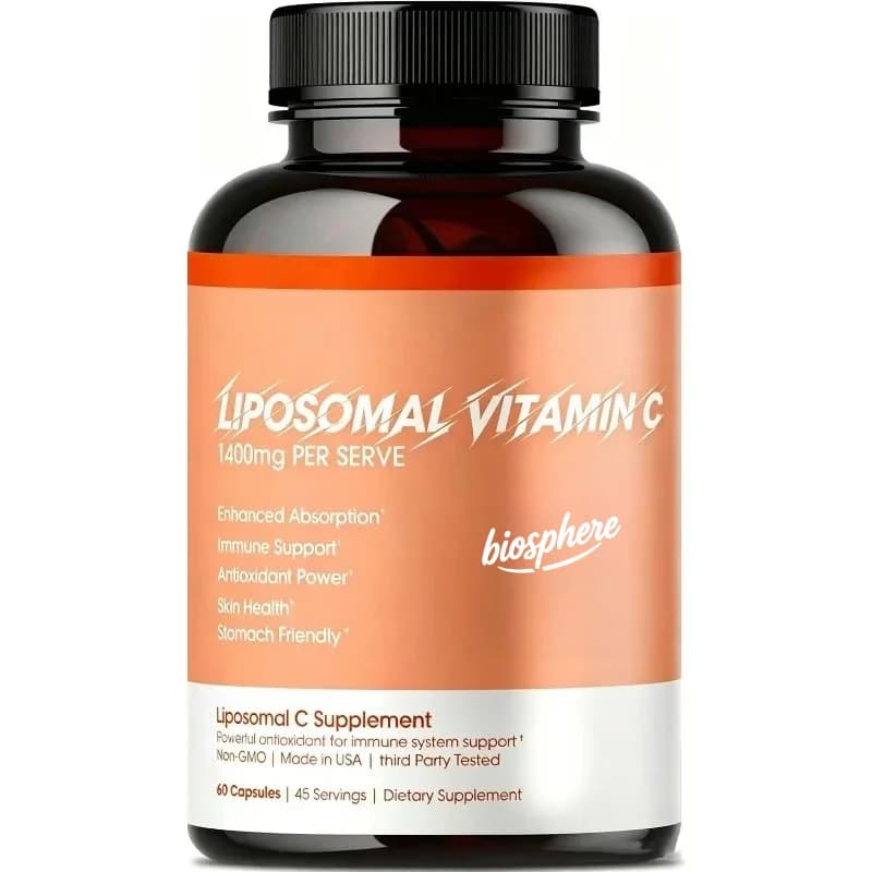 Micronutrienti puri, vitamina C in liposomi puri, integratore da 1400 mg per dose - 60 capsule