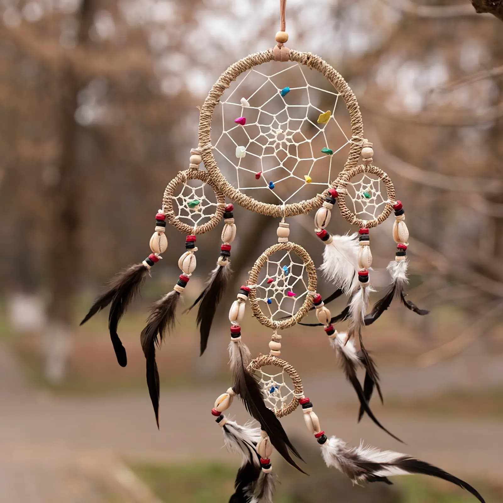 30Pcs Dreamcatcher Rings 6Cm White Plastic Hoops for DIY Decoration Accessories Dreamcatcher Ring