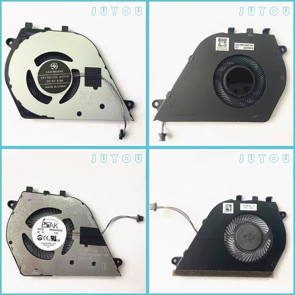 Ventola di Raffreddamento Sostitutiva per Dell Inspiron Vostro 5490 5498 5590 5598, Componente per Sistema di Raffreddamento e Dissipazione del Calore per Laptop