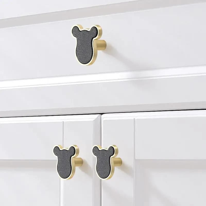 Nuove Maniglie per Cassetti e Armadi, Pomelli per Mobili a Foro Singolo, Maniglie Semplici e Personalizzate per Camere dei Bambini e Comodini