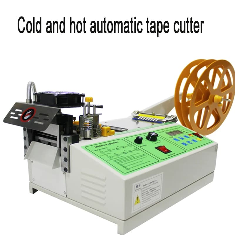 Macchina da taglio per nastro completamente automatica nastro in tessuto Velcro macchina da taglio elastica fredda e calda macchina da taglio per Computer piccola