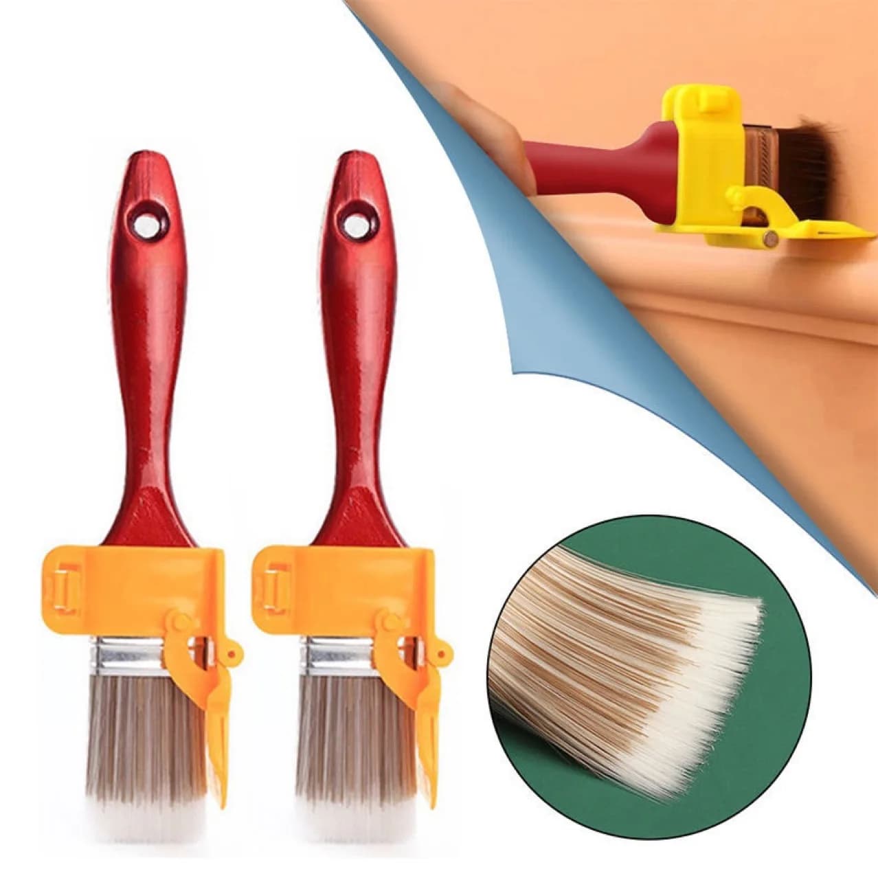 Pennello per tetto per pareti interne Pennello per angoli scuri Pennello per colori Vernice per pareti Rivestimento per angoli Pennello per angoli scuri per pareti interne
