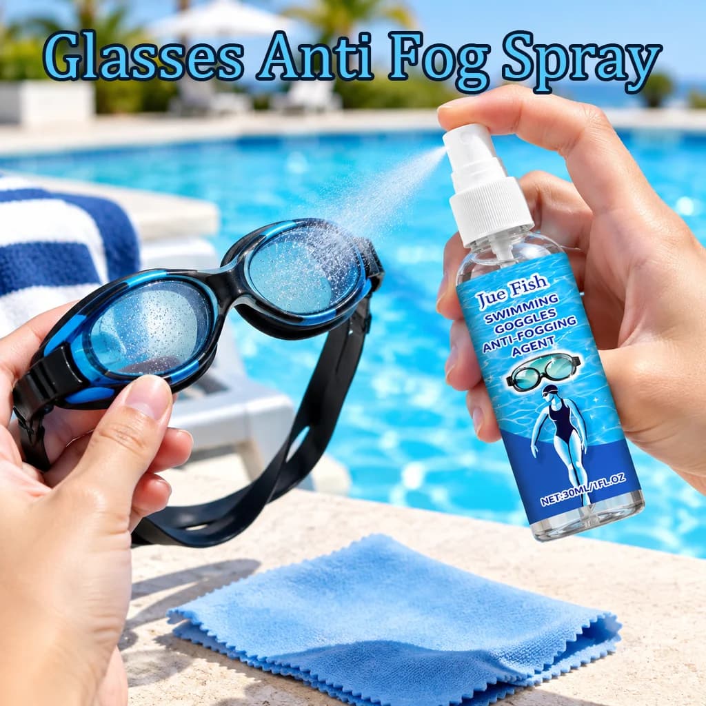Anti Fog Spray for Glasses Lens Cleaner Defogger Swim Goggles Ski Goggles Sunglasses Outdoor Sports Suitable 30ml For Any Season