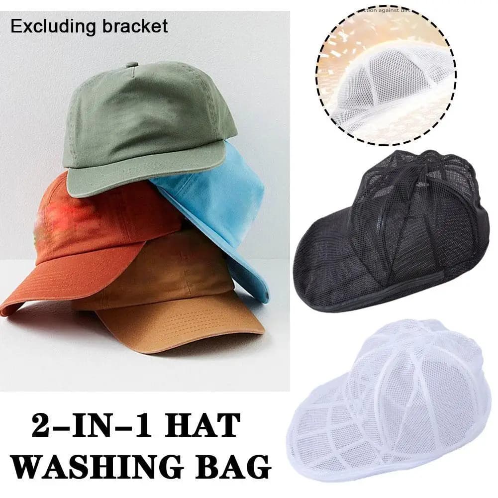 1pc Anti Deformation Hat Washer Hat Cleaning Kit Sand Washer Hat with Multifunctional Laundry Bag Baseball Washer