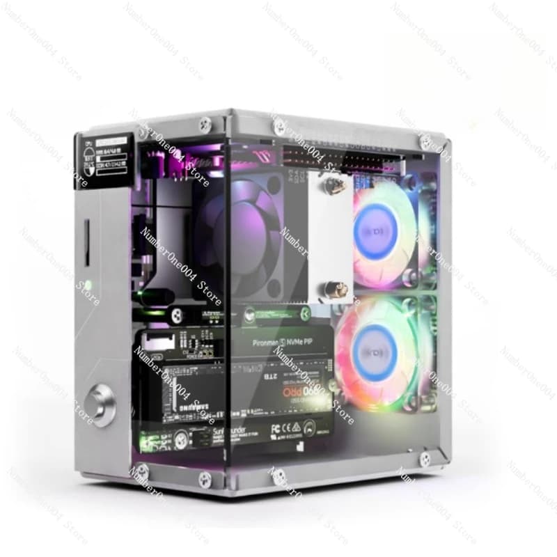Mini PC Case PCIe 5 NVMe M.2 SSD for Raspberry Pi 5 (EN/DE/JP online documents)
