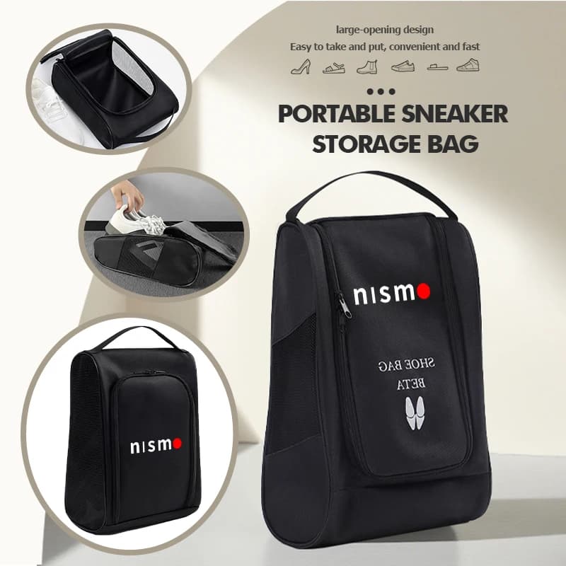 Shoe Bag Shoes Carrier Bags Shoe Organizer Storage Accessories For Nissan Micra Qashqai Juke Leaf Navara Serena Pathfinder 370Z