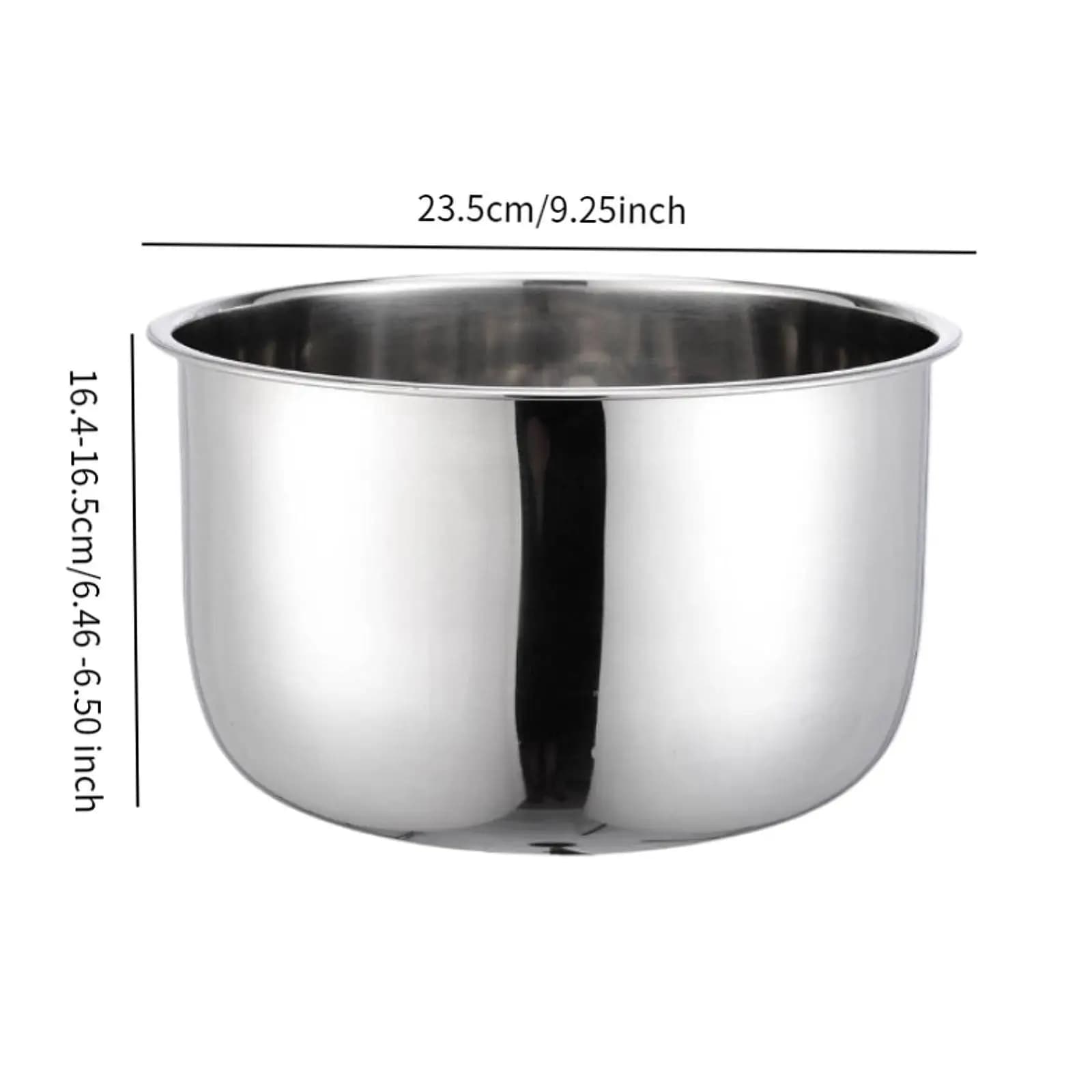 304 Stainless Steel Rice Cooker Inner Container Nonslip Liner for Food Preparation Restaurant Household Use