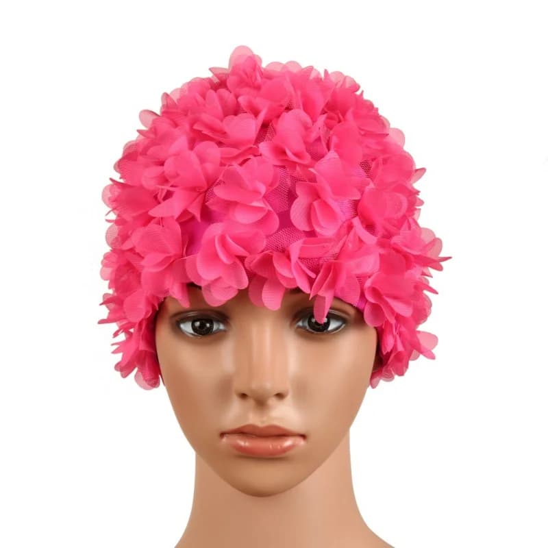 Women's Floral Swimwear Breathable Elastic Swimwear Swimwear Fast Drying Sports Clothing For Long Hair Accessories