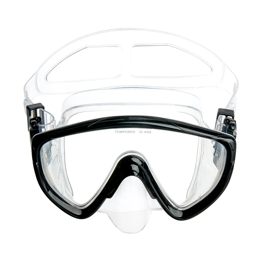 Scuba diving mask Silicone skirt Scuba diving mask Snorkeling mask Large view swimwear for adults