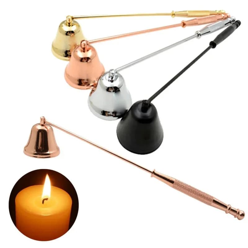 Nero/Oro/Argento/Oro Rosa Campana Candela Estintore Candela Estintore Ombra Accessori Candela fai da te Estintore Regalo