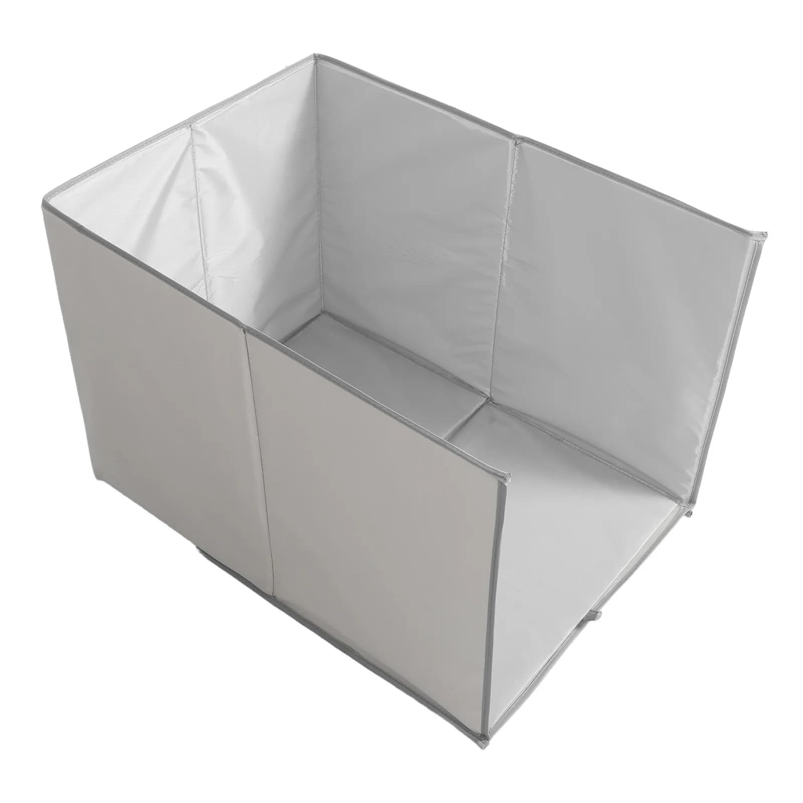 Scatola per Lettiera per Gatti Portatile e Pieghevole con Protezione Impermeabile a Tre Lati 24.37x16.9, Proteggi da Schizzi per Casa e Viaggio