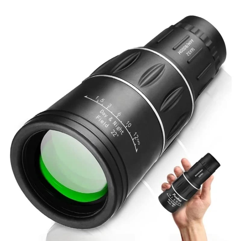 Telescopio monoculare HD 16X52, alta potenza per adulti, adatto per birdwatching, caccia ai scenari all'aperto, gadget da uomo