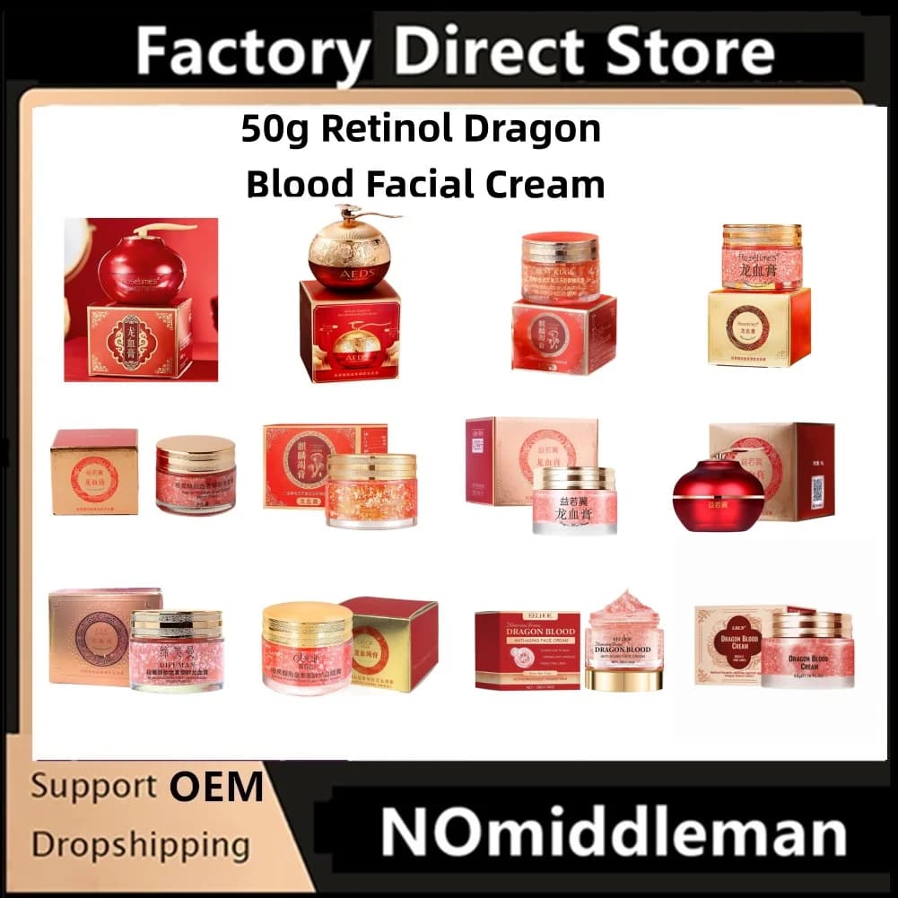 Retinolo Placenta Royal Dragon Blood Cream Siero idratante Rassodante Levigante Ringiovanimento della pelle Crema viso ultra idratante 50g