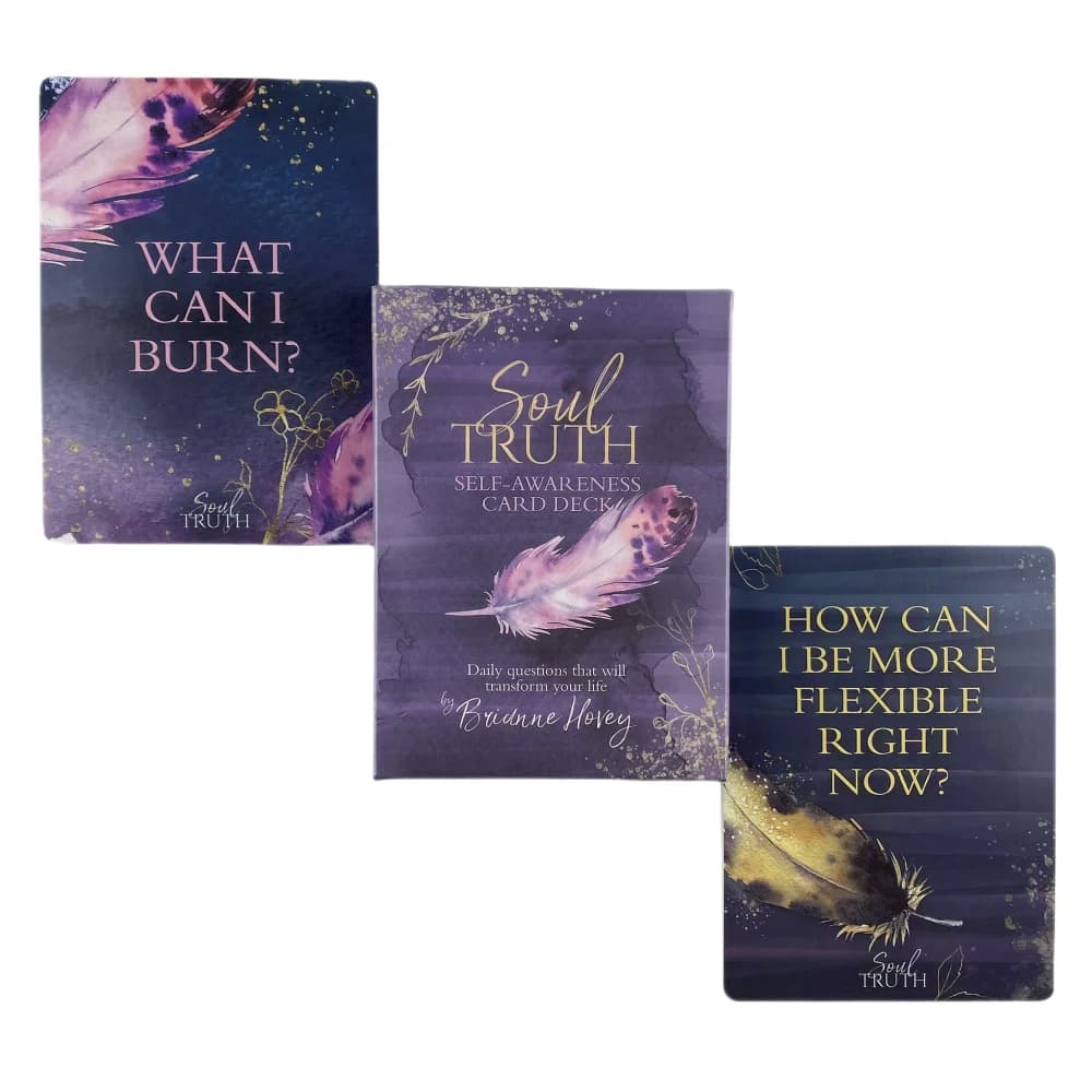 Soul Truth Self-Awareness Oracle Cards Deck Daily Questions That Will Transform Your Life Tarot Oracle Cards Best Gifts