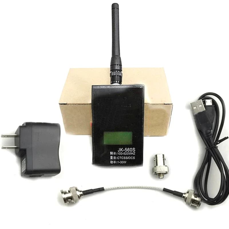 JK560S Lettore rilevatore contatore di frequenza walkie-talkie 1-30w 100-520mhz CTCSS/DCS Connettore di trasmissione per misurazione dell'alimentazione