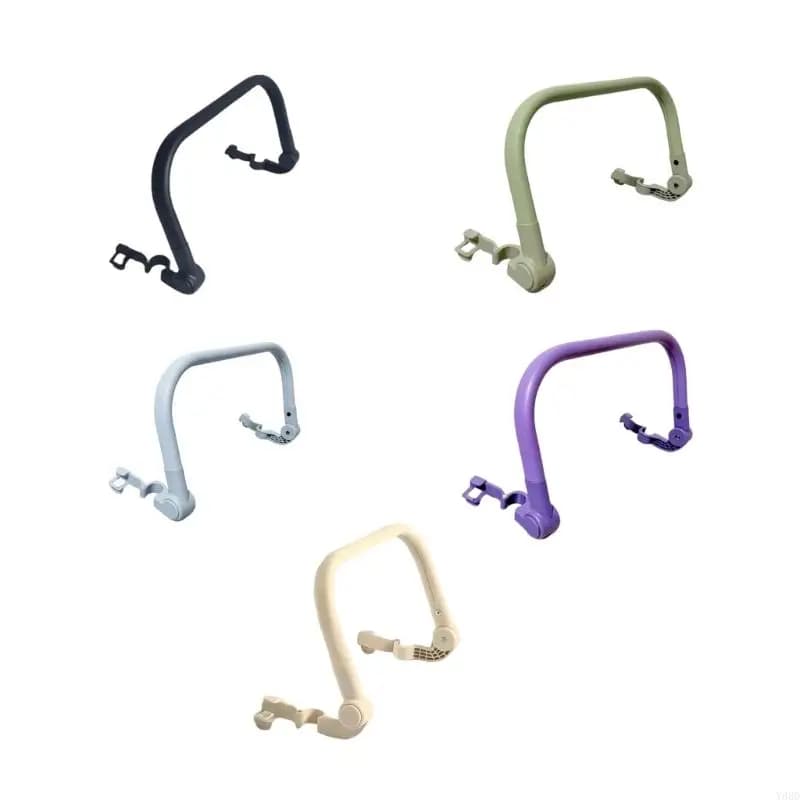 Y88D Manubrio per carrozzina per neonati Impugnatura morbida in PU Comfort Attacco per passeggino universale Design antiscivolo