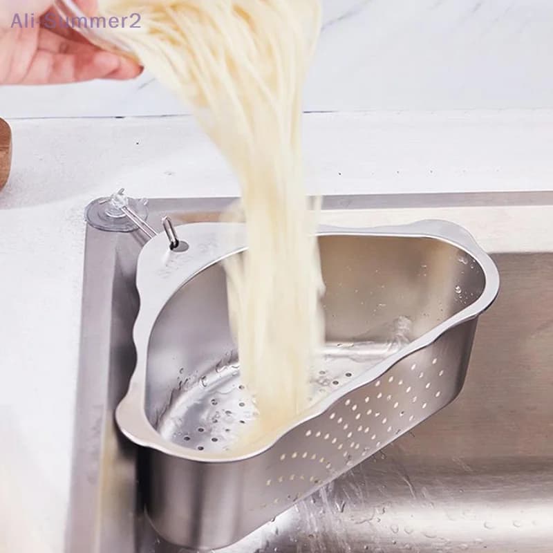 {MX} Filtro per lavello angolare in acciaio inossidabile Cestello di scarico Cestello per rifiuti alimentari Filtro per scolapiatti per lavello Gadget da cucina