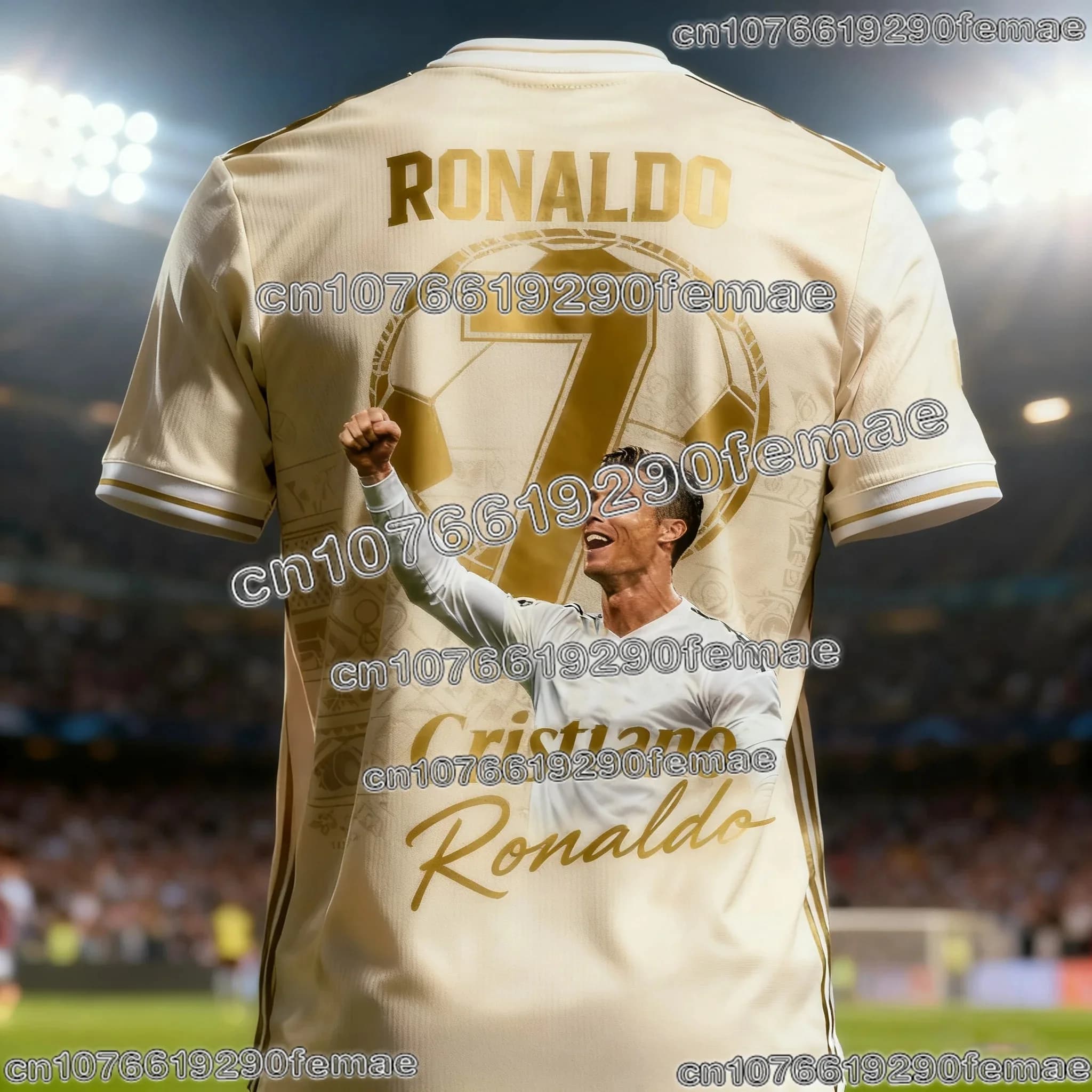 2026 Summer New Arrival Ronaldo Fashion Football Jersey Men Hot Selling Superstar Commemorative Collection Breathable Sportswear