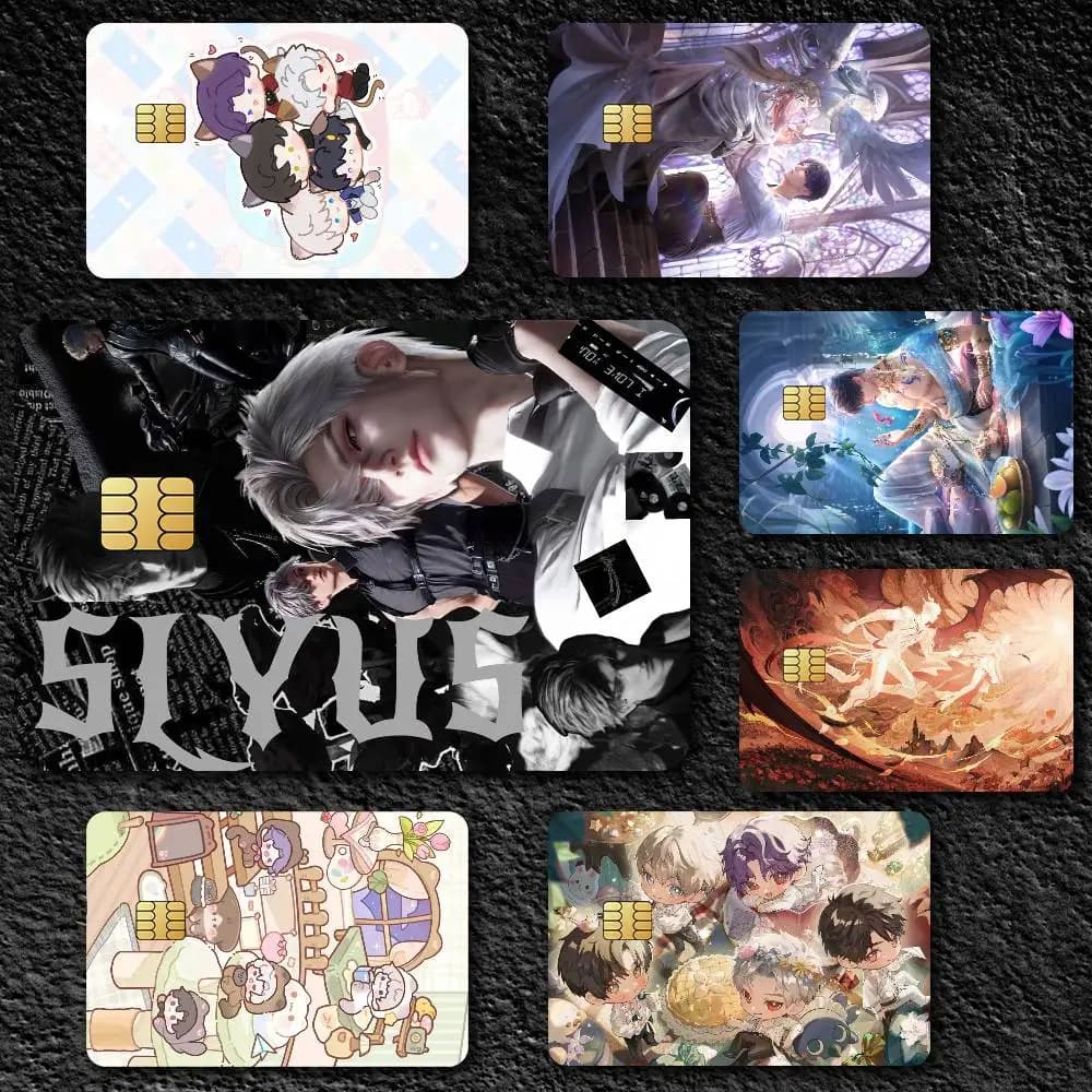 Gioco L-Love e Deepspace Adesivi per carte di credito per carte bancarie Bus Metro Card Adesivo Regalo impermeabile
