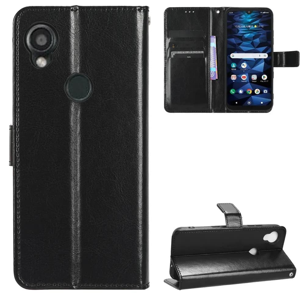 Per Kyocera Digno SX3 Custodia di lusso Flip Portafoglio in pelle PU Cordino Stand Custodia antiurto per Kyocera Digno SX3 KYG02 Borse per telefono
