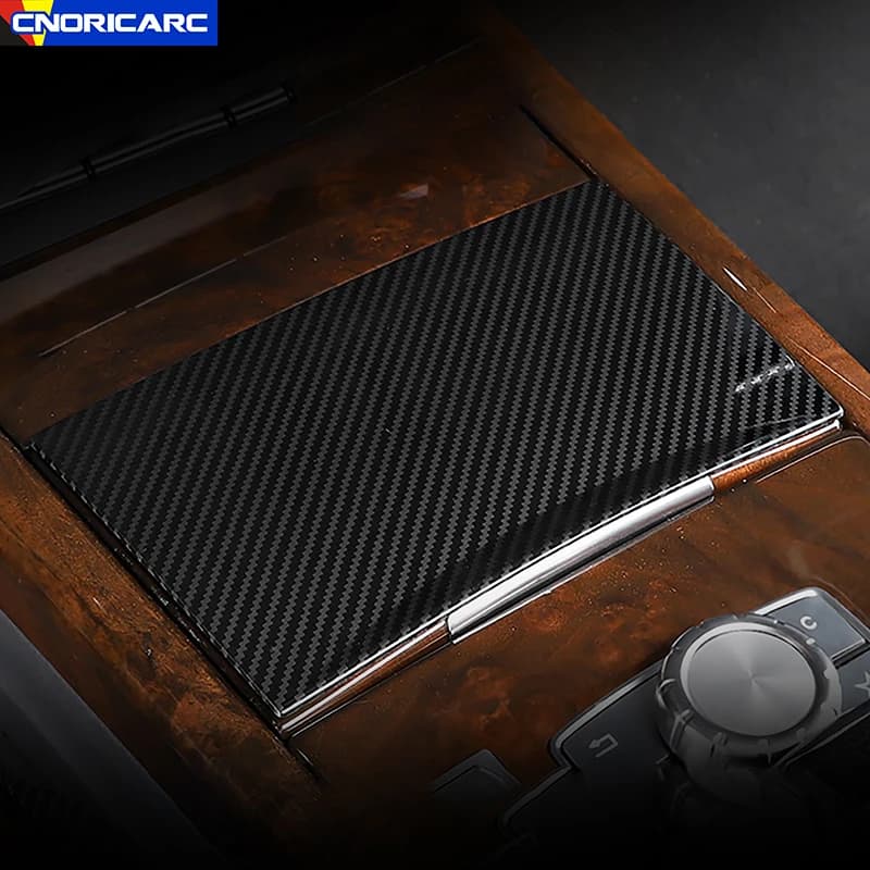 Car Styling Scatola di Immagazzinaggio Centrale Decorazione del Pannello Per Mercedes Benz Classe E W212 2014-2015 Console Centrale Del Cambio Copertura Trim