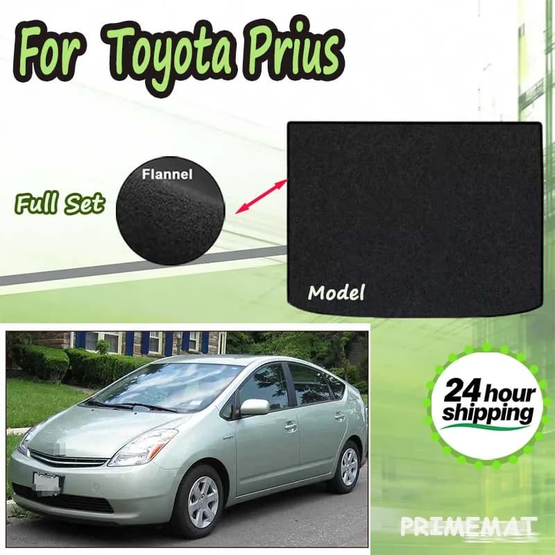 Tappetino per bagagliaio posteriore ECOAUTO per Toyota Prius XW20 2 2004~2009 2005 2006 2008, rivestimento per vano bagagli, tappeto per pavimento del bagagliaio