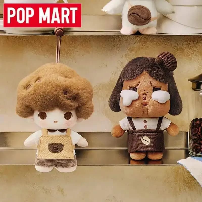 POPMART POP BEAN COFFEE FACTORY Series Guess Bag Mystery Box Blind Box Cute Toy Doll Anime Figure Ornaments Gift Collection