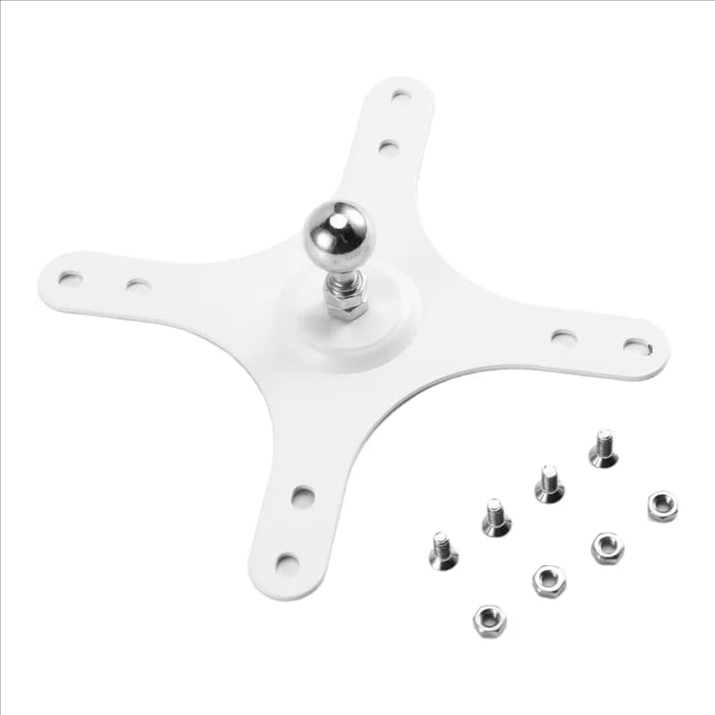 VESA portable monitor mounting bracket plate with 17 mm ball 100 x 100 mm 75 x 75 mm