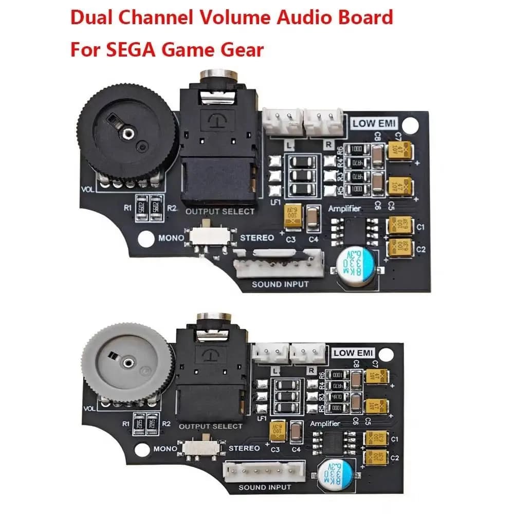 Scheda di Controllo Volume Audio a Doppio Canale, Scheda di Ricambio per Riparazione Console Sega GAME GEAR