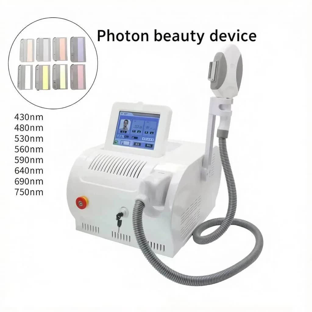 Desktop Photon Beauty Device, Single Handle Magnetic Light Water-Cooled Beauty Device, Convenient Commercial Beauty Device