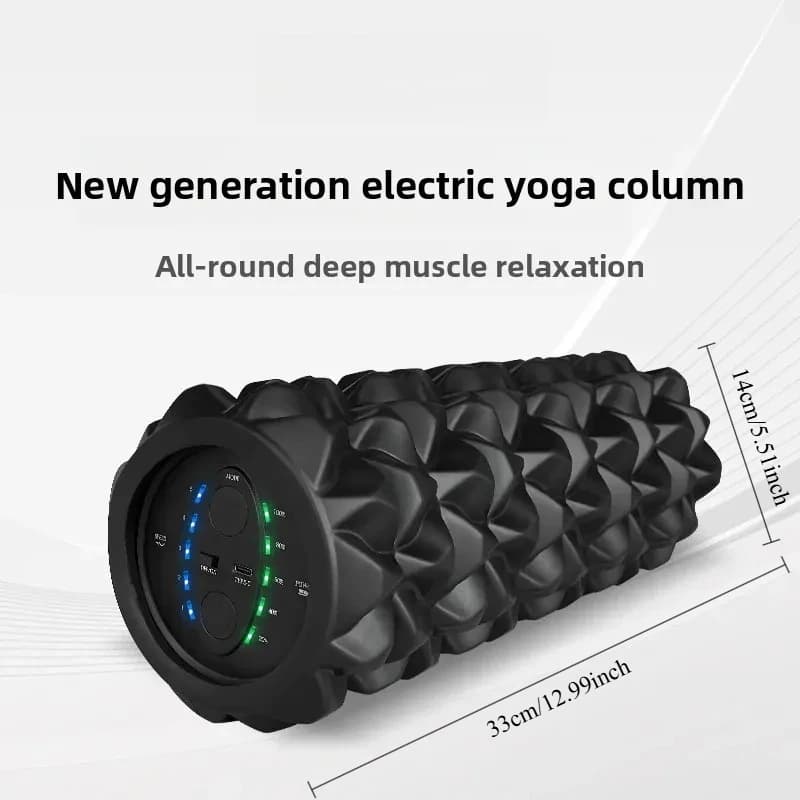 Electric Foam Roller Professional Yoga Equipment Leg weight massage Fitness column Muscle relaxation exercise