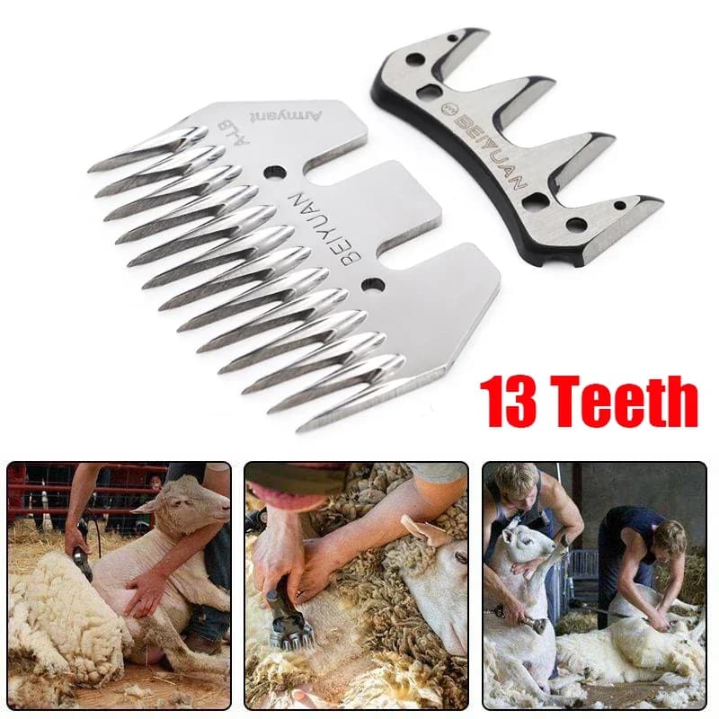 Tosatrice per pecore/capre forbici da taglio per tosatrice per pecore con lama dritta a 13 denti