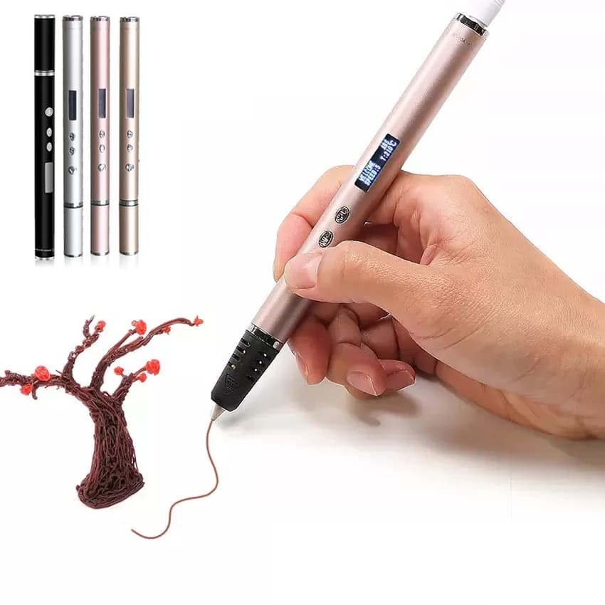 3D Pen Scribble Pen OLED PLA Filament Printer ABS Christmas Gifts Lapiz 3D Printing Pen for School Pen Gadget