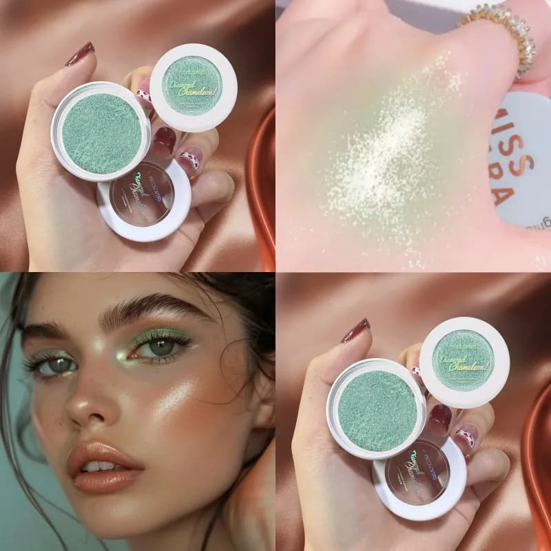 1 chameleon shading with potato texture, multi-colored brilliance, long-lasting chrome finish