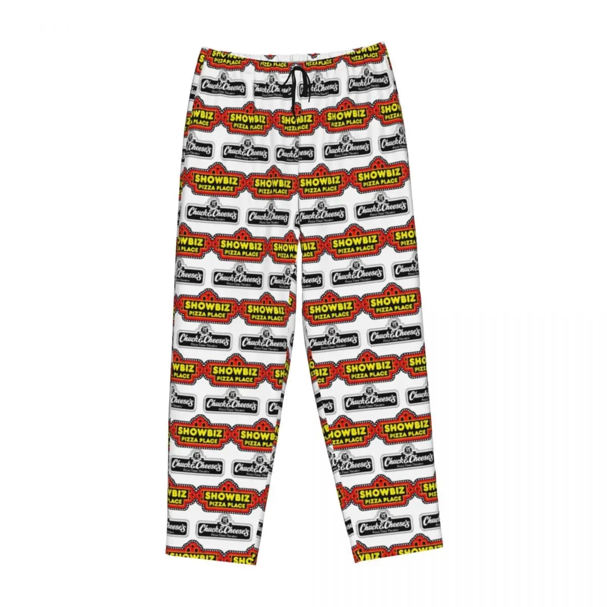 Custom Chuck E Cheeses Pizza Time Theater Women Pajama Pants Lounge Sleep Sleepwear Bottoms with Pockets