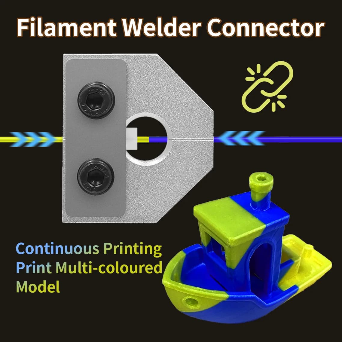Filament Union for Ender 3 CR10 Pro Anet SKR