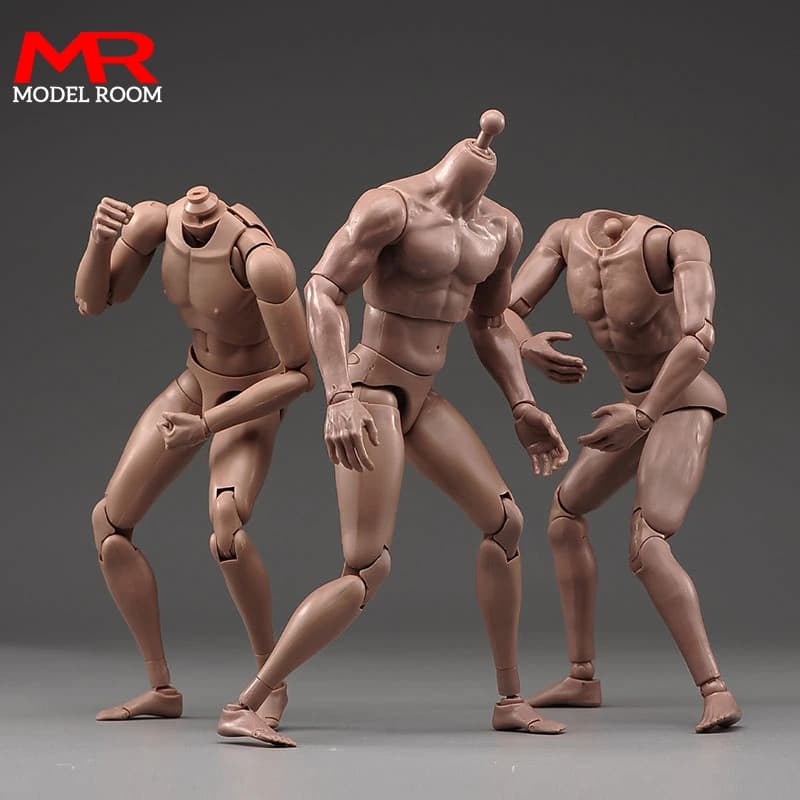 TQ210 TQ220 TQ230 1/6 Maschio Normale Muscolo Articolazione Corpo 12 ''Soldato Flessibile Action Figure Corpo Bambole per 1:6 Testa scolpita