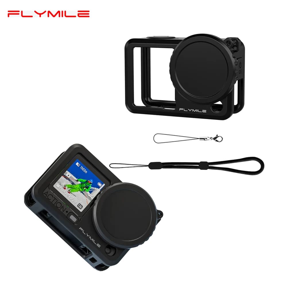 Flymile Silicone Protective Case for DJI OSMO Action 6, Anti-Graffio and Anti-Caduta Full Protection, Camera Accessories