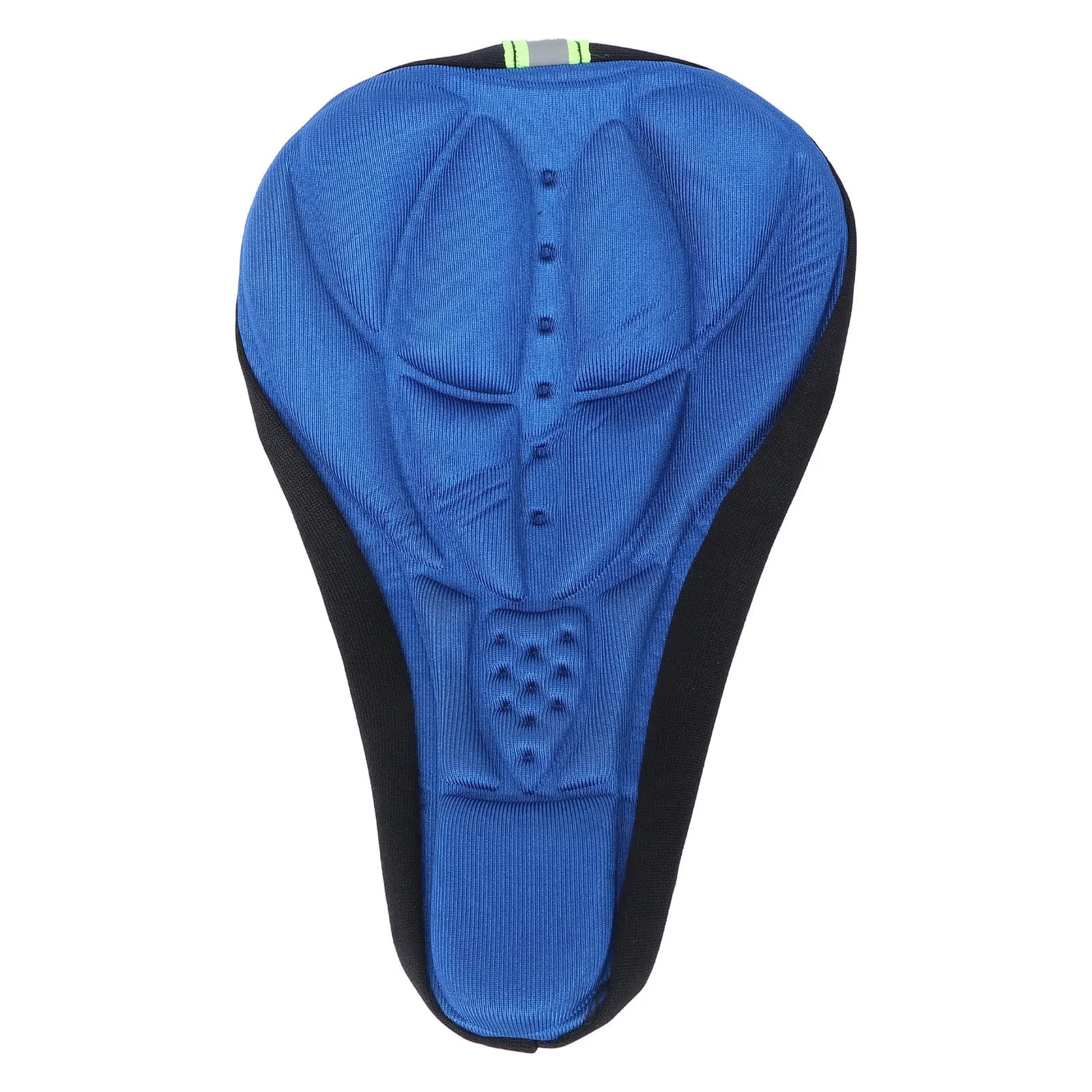 Cuscino per Sella Bici 3D in Gel Blu Ergonomico Traspirante Morbido Coprisella per Bici da Strada, Mountain Bike e Pieghevoli per una Guida Confortevole