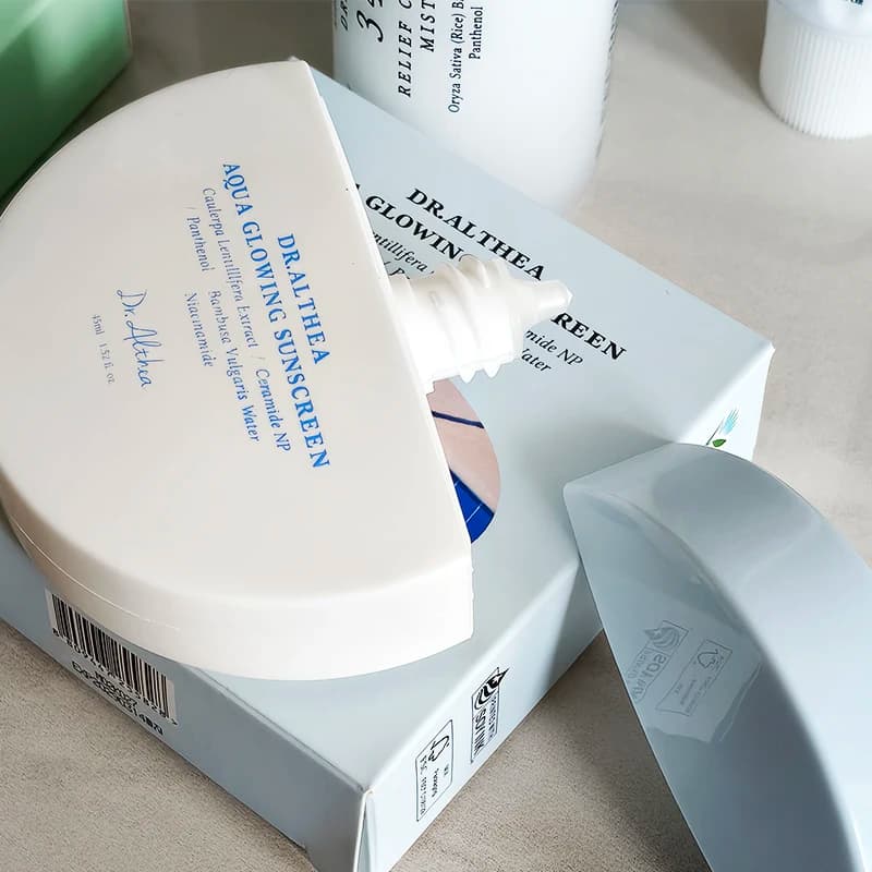 Dr.Althea Brand Latest Style Sunscreen Green Tea Aqua & 345 147 Face Cream Moisturizing Vitamin C Essence Skin Care Products