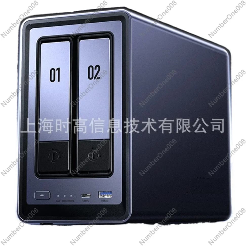 Server di Archiviazione di Rete DXP2800 a 2 Bay, NAS per Cloud Privato, Backup Dati per Casa e Ufficio, Archiviazione Multimediale