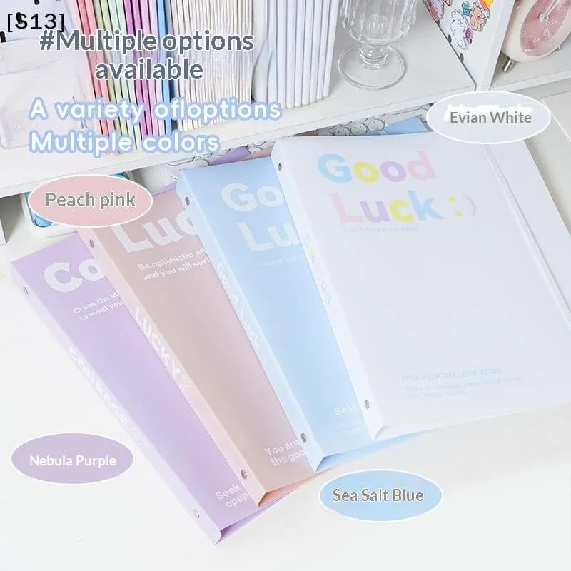 1/4/5PCS A4 File Folder Transparent Detachable Data Book Students Stationery Office Storage Booklet School Office[Q]Q@