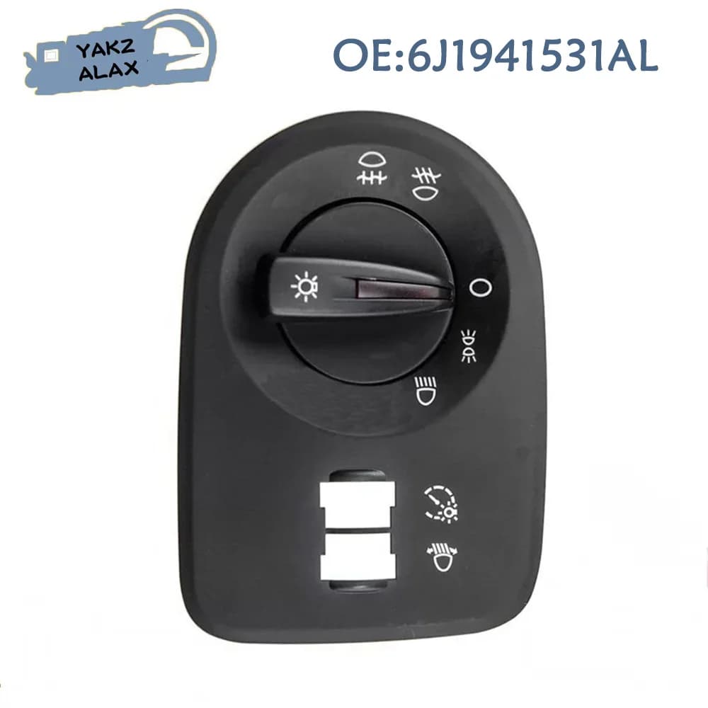Headlights with fendinebbia switch for Seat Ibiza 2009 2011 2012 2013-2015 6J 1941531 J 6J 1941531 Cover cap of the fendinebbia switch AL