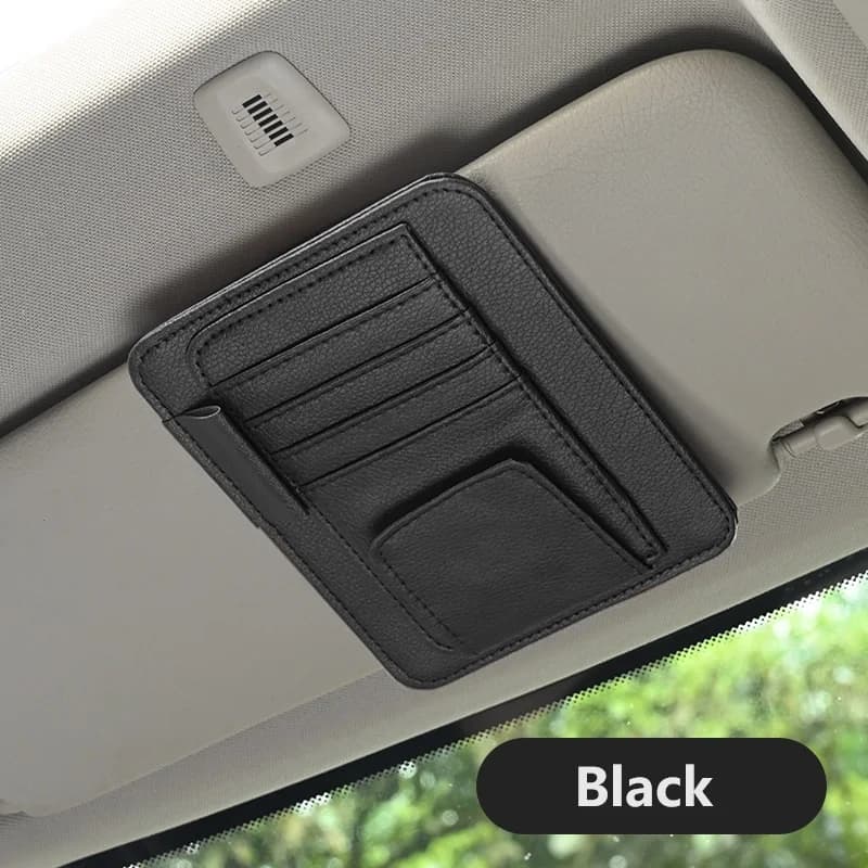 Multifunction clip for car document holder, sun visor clip, small card case, car glasses clip, banknote case