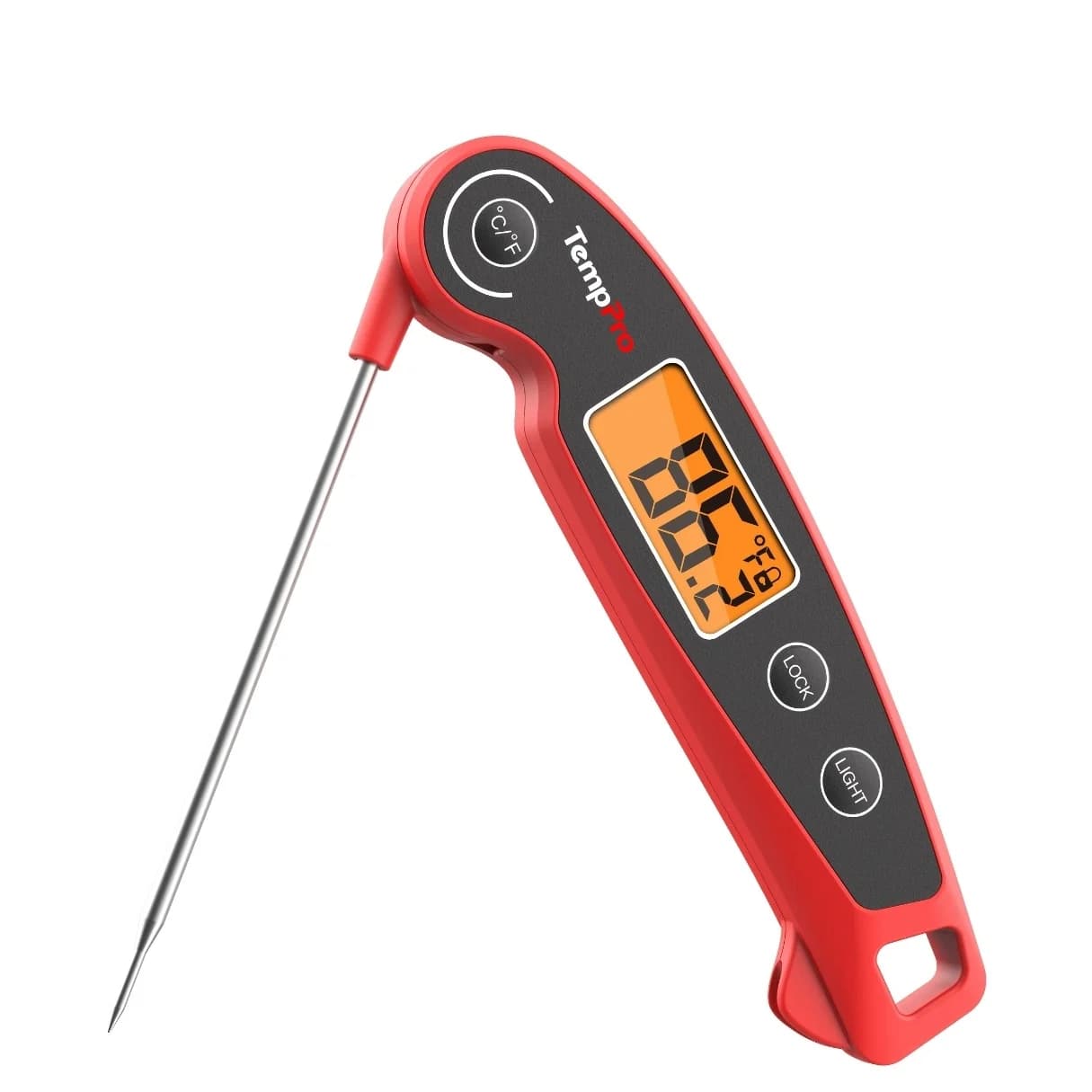 Termometro digitale per carne TempPro F05 con sensore di movimento, termometro per alimenti per cucina, barbecue, olio, griglia, affumicatore, dolciumi