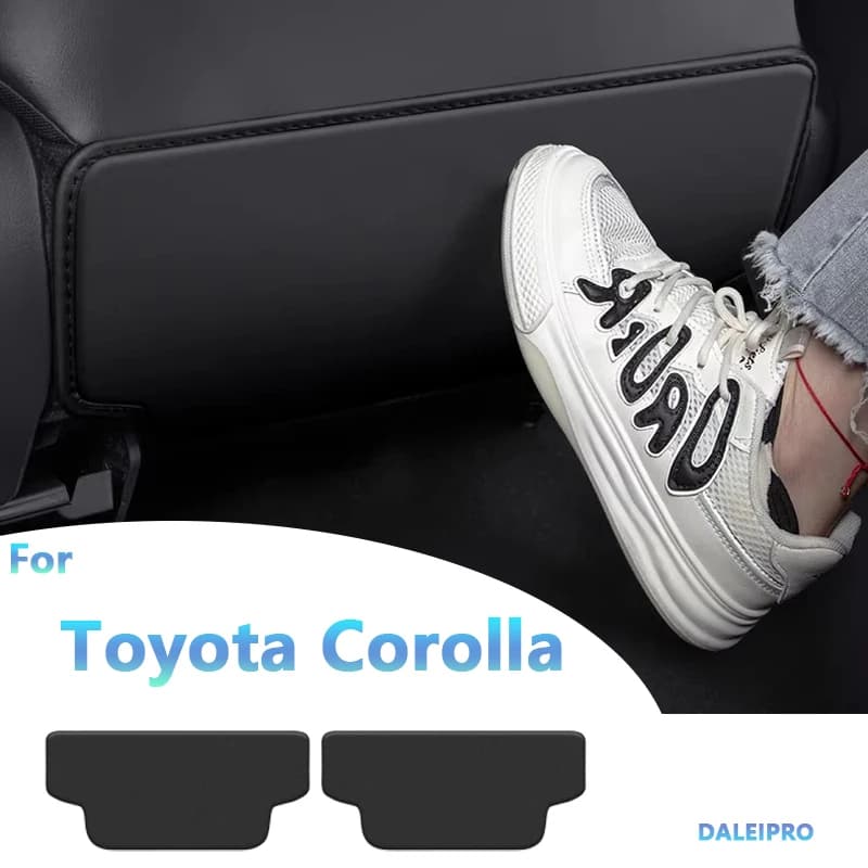 Per Toyota Corolla 2019 2020 2021-2026: Coprisedile Auto, Protezione Schienale Anti-Calcio, Tappetino Protettivo in Microfibra, Rivestimento in Pelle