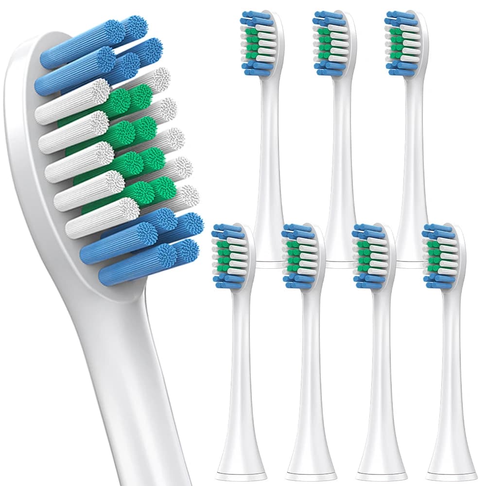 4/8/12/20x Standard spare heads compatible with Philips Sonicare electric toothbrushes snap handles, for 4100 5300