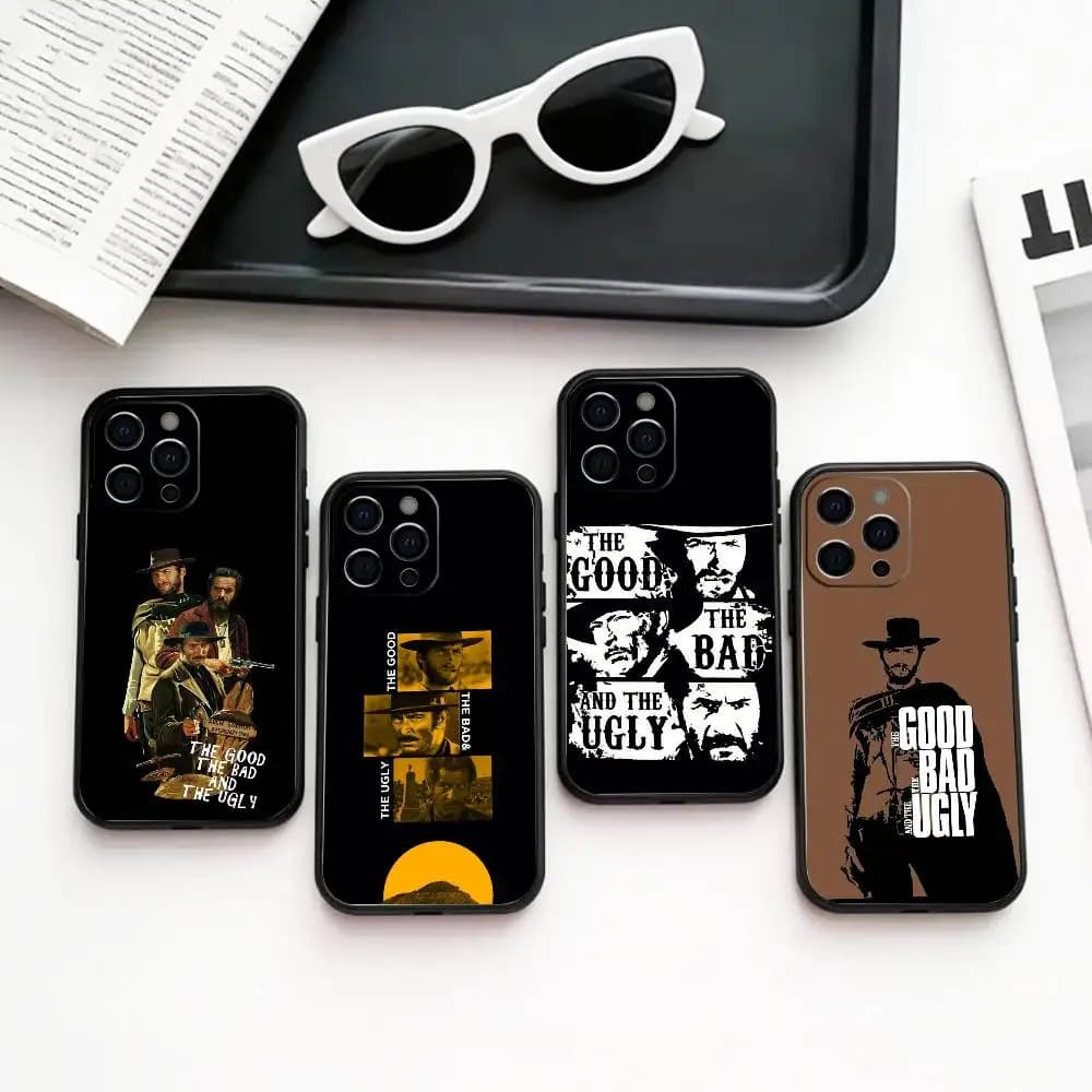 Custodia per telefono in silicone morbido The Good, the Bad and the Ugly per iPhone 17 16 15 14 13 12 11 X XR Plus Pro Max Plus