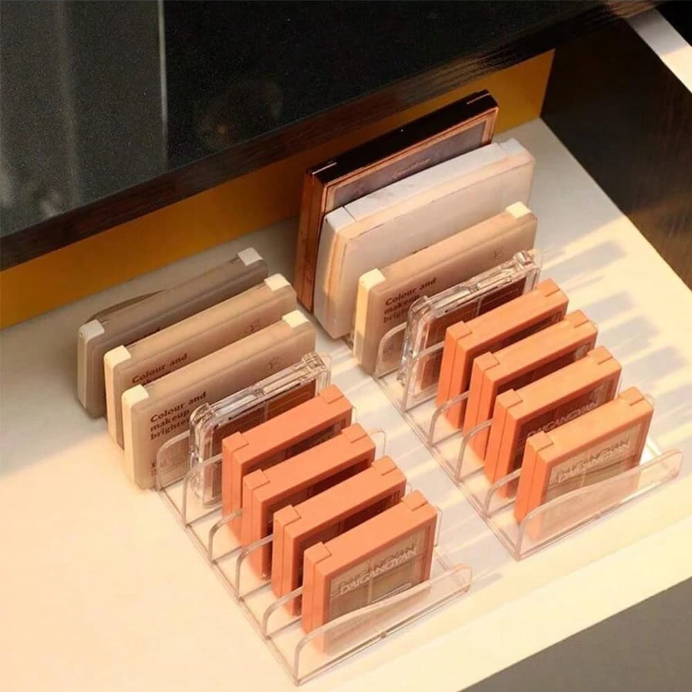 Organizer for 3 Pieces Shade palette Dust Storage Tray for Eye Cosmetic Door Holders for Makeup Tools for Women Organizer for Makeup